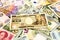 Japan and world currency money banknote