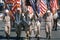 Japanese-American color guard