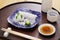 Japanese Aori-ika ( oval squid ) sashimi