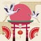 japanese arch and storks