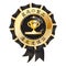 Japanese award badge - Best Product, Satisfaction guaranteed