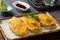 Japanese baked oyster with background