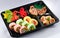 Japanese bento lunchbox isolated