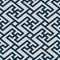 Japanese blue maze line pattern