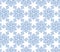 Japanese blue pattern of lines and sakura flowers