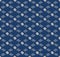 Japanese Blue Weave Seamless Pattern