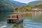 Japanese boats. Katsura river in Kyoto