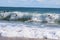 Japanese Body Surfers playing in the ocean at Hebara Beach