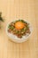 Japanese Breakfast: Natto with egg on rice