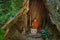 Japanese Buddha Statues (Jizo Bodhisattva) at Koyasan (Mt. Koya) area