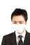 Japanese businessman with mask