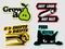 Japanese Car Decals, and Stickers in Vector format