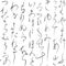 Japanese characters seamless pattern