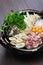 Japanese chicken hot pot cuisine