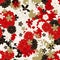 Japanese classic floral seamless pattern