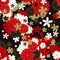 Japanese classic floral seamless pattern
