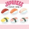 Japanese cuisine food Sushi salmon tuna bass hamachi sweet egg