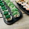 Japanese cuisine, sushi rolls with assorted fillings