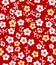 Japanese Cute Plum Blossom Pattern