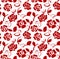 Japanese Cute Vintage Rose Flower Pattern