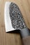 Japanese damascus carbon steel knife