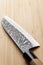 Japanese damascus carbon steel knife