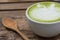 Japanese drink, Latte Cup of green tea