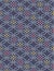 Japanese Ellipse Flower Petal Vector Seamless Pattern