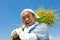 Japanese farmer man, 70-year-old Japanese man