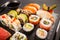 Japanese favorite food sushi maki