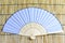 Japanese folding fan.