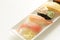Japanese food, freshness sushi on dish