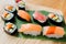Japanese Food - Sushi Closeup with Modern Twist