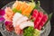 Japanese foods sashimi