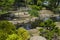 Japanese Garden Island in Regents Park, London