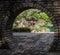 Japanese Garden through Moon Gate