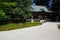 Japanese garden in the Shinto shrine