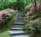 Japanese Garden Stairway