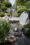 Japanese garden waterfall in Missouri Botanical Garden ,ST Louis MO
