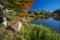 Japanese Gardens in autumn