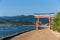 Japanese gate on aoshima Island