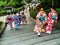 Japanese girls in Kimono