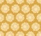 Japanese Golden Seaside Sunshine Seamless Pattern