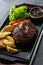 Japanese Hamburg Steak, a popular grilled meat patty served with potatoes, vegetables or rice