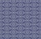 Japanese Indigo Oval Flower Seamless Pattern