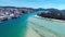 Japanese Island, Cabo Frio, Brazil: Aerial view of a fantastic beach with crystal water.