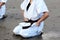 Japanese karate martial arts