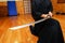 Japanese katana sword