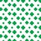 Japanese leaves are known as Leaf Clover. Seamless Pattern on white Background. Vector Illustration