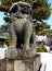 Japanese lion-dog guardian statue